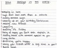 Best feelings in the world