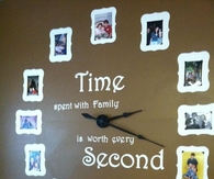 DIY Family Wall Clock
