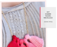 DIY Ombre Tassel Necklace