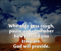 God will provide