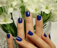 Royal blue nails