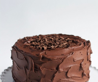 Chocolate frosted cake