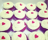 Heart cupcakes