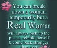 you can break down a woman temporary