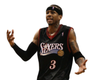 Retired NBA star Allen Iveson
