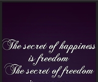 The Secret Of Happiness