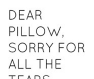 Dear Pillow