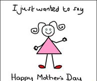 I just wanted to say Happy Mother's Day