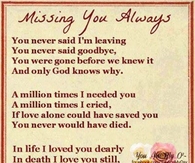 missing you always