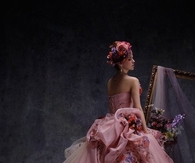 Gorgeous Pink Gown with Long Train