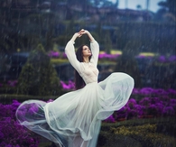 Beautiful Flowing White Dress