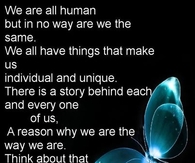 we are all human