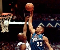 Grant Hill- giving a facial