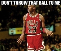 meme of Michael Jordan