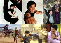 jackie chan's many faces