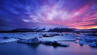 Icy Sunset