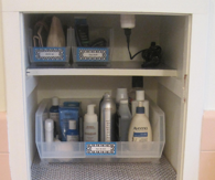 Linen closet organization