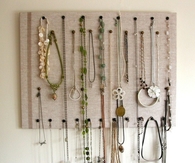 DIY jewelry holder