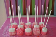 Marshmallow pops