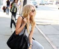 Gray Tank Dress & Black Boots