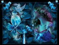 Gentle Blue Bubbles