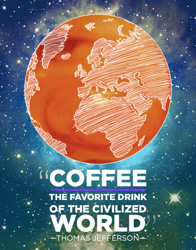 Coffee the favorite drink of the civilized world