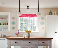 White Kitchen with Pops of Color