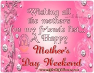 Happy Mother's Day Weekend