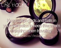 Cotton pads and balls ideas