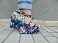 Cute Floral Wedges