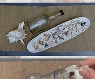 Summer souvenirs in a bottle, DiY. Souvenirs de verano dentro de una botella, hazlo tÃº mismo