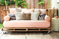 Daybed made from Recycled Pallets