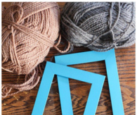 DIY Yarn Photo Frame