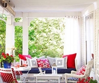 Red, White & Blue Front Porch