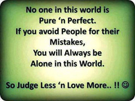 No One is Perfect