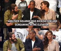 current event (meme) Jay-Z and Wife