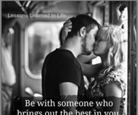 be with someone who