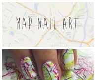 Map Nail Art