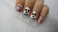 Sugar Skull Manicure