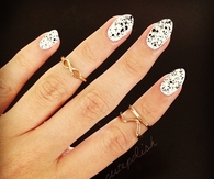 Cookies & Cream Manicure