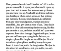 I hate love