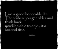 Live a good life