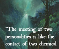 The meeting of two personalities