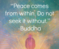 Peace comes from within