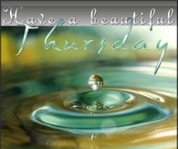 Have a beautiful Thursday