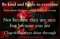 class will always shine through