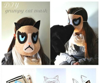 DIY Grumpy Cat Mask