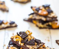 Choco pretzel snack