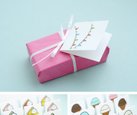 Decorative mini cards
