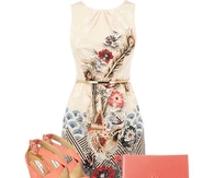 Cute Summer Dress with Wedges